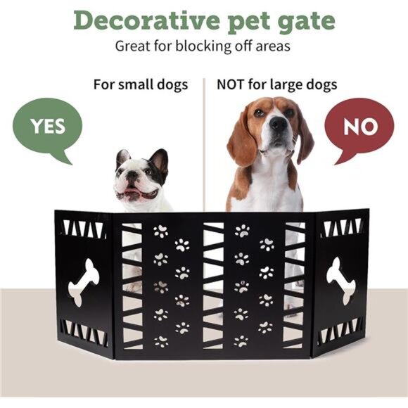 Free Standing Pet Gate|Pet Gate for Small Dogs|Free Standing Dog Gate for Stairs - Picture 2 of 7